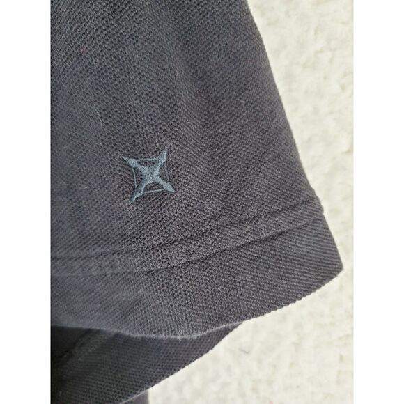 Vertx Polo Shirt Mens XL Black Pique Cotton SS Sleeve Pocket - Picture 7 of 10